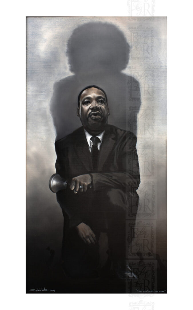 A painting of dr. Martin luther king jr.